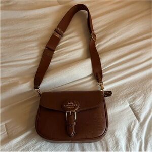 Coach Tan Leather Crossbody Bag